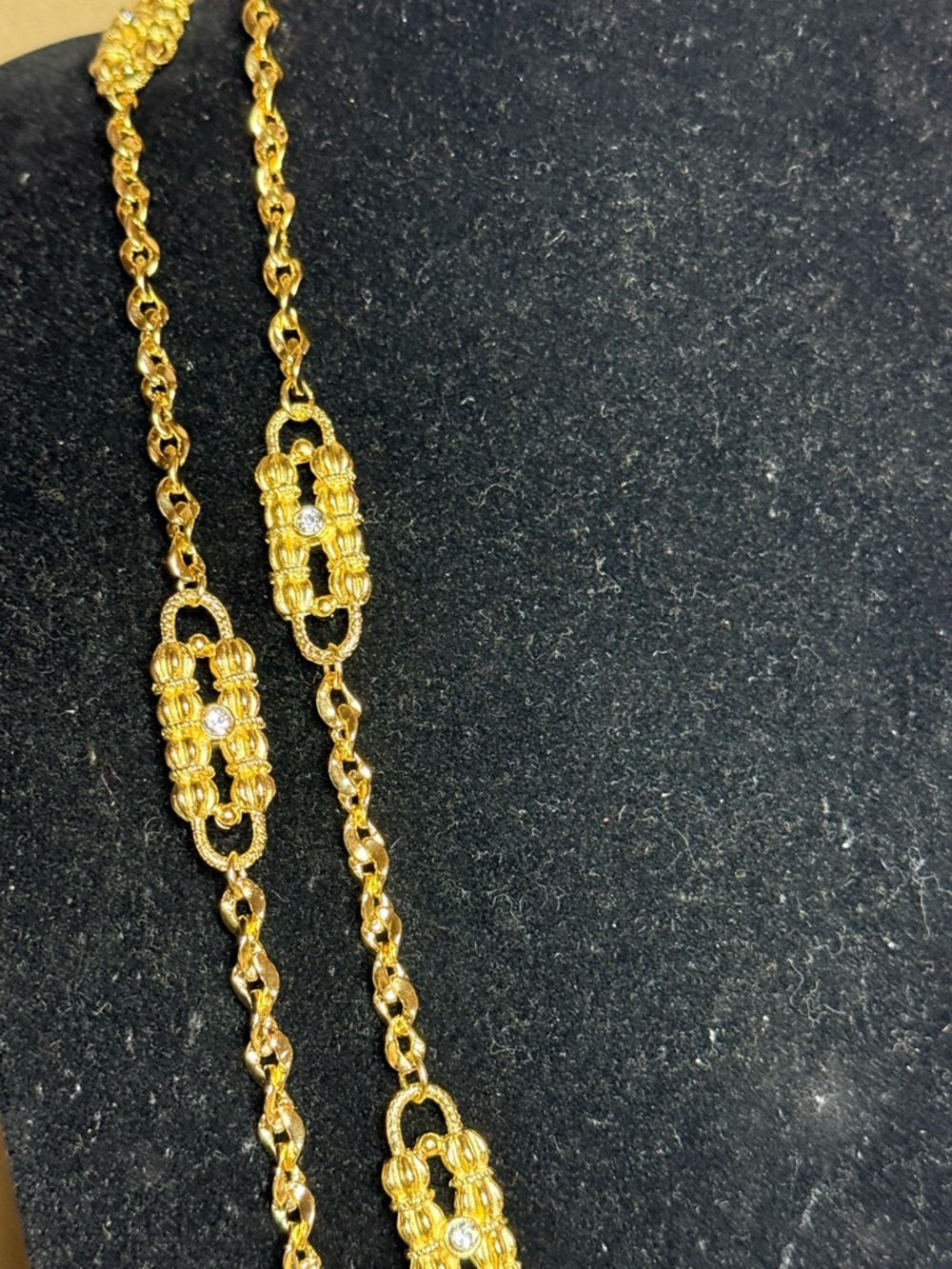 Camrose & Kross Gold-Tone Long 3pc Chain Necklace and Bracelet Set - Picture 8 of 15